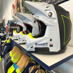 Husqvarna Moto-9 Flex Railed Helmet by Bell